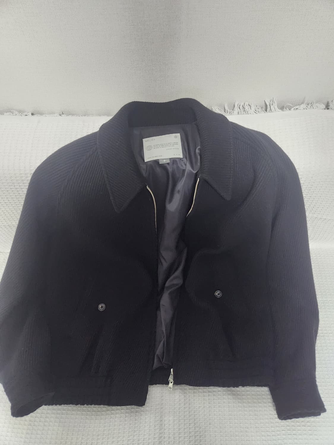 벨리에 다이애그널 헤비 울자켓 100 상품이미지1