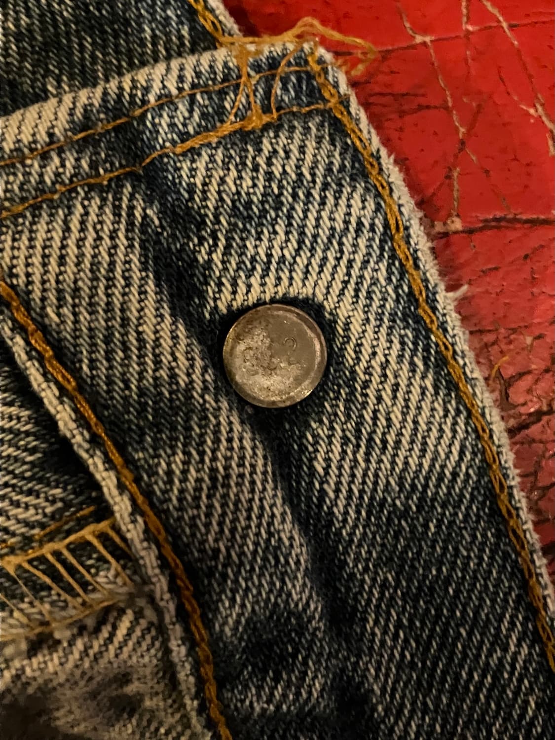 80s USA 빈티지 리바이스 501 데님 팬츠 상품이미지7