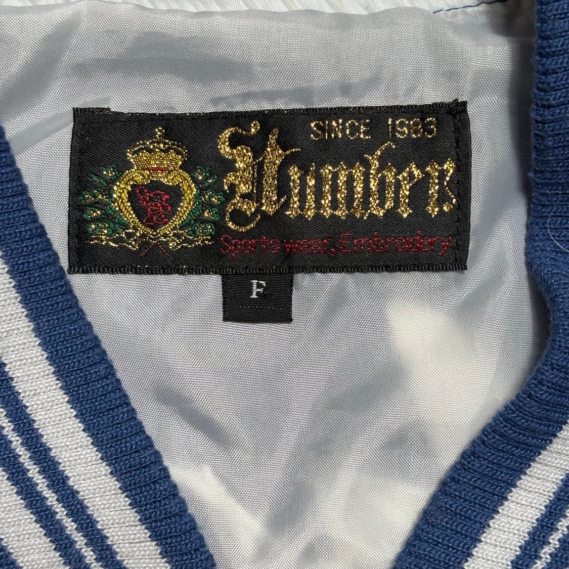 F 빈티지 재팬 백호 자수 스카쟌 상품이미지4