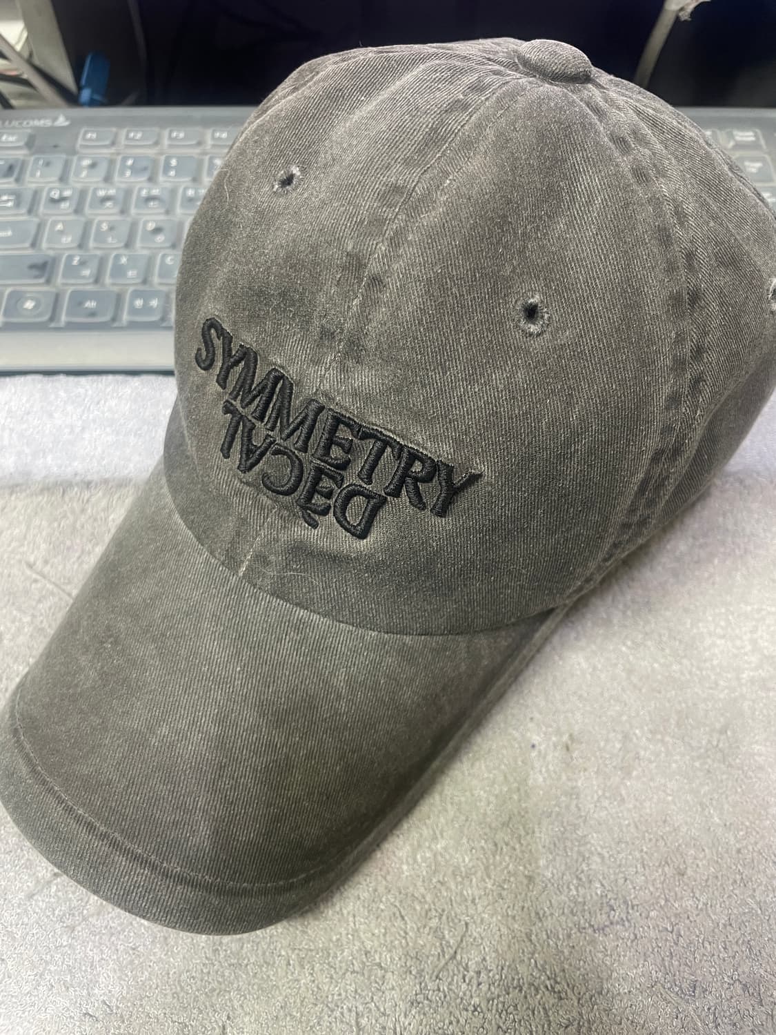 준지 가먼트다잉 시메트리 볼캡 상품이미지2