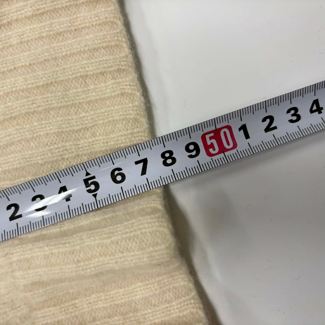 폴로 랄프로렌 아이보리 울 캐시미어 걸즈 케이블 크루넥 니트(M) 상품이미지6