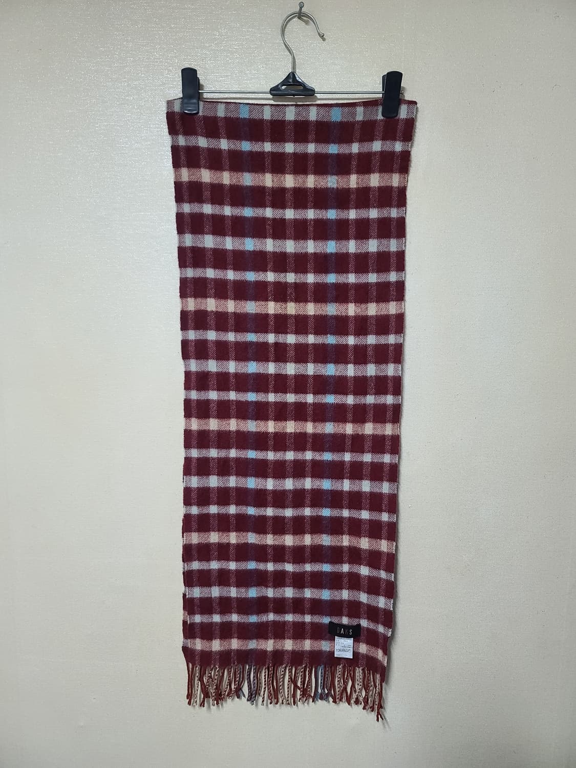 닥스 체크 캐시미어 머플러  상품이미지1