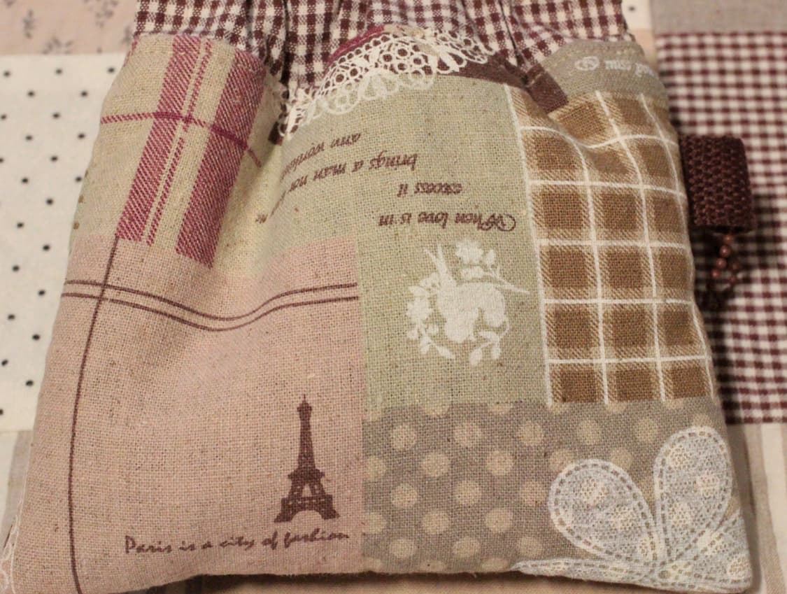 핸드메이드 단추 레이스 바네파우치 상품이미지5