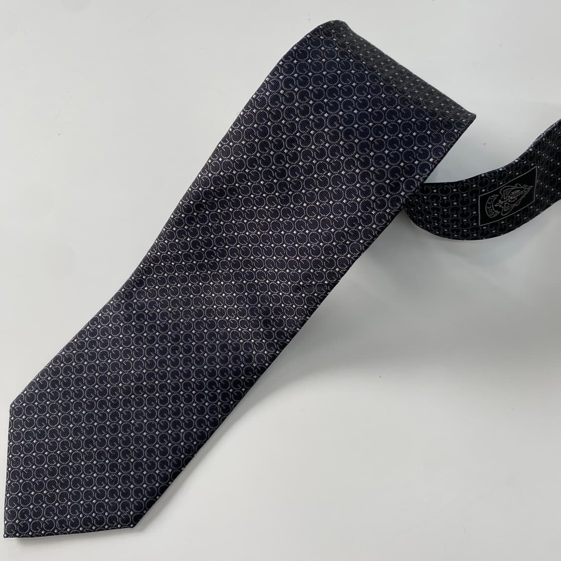 구찌(GUCCI) GG모노그램 명품 정품 블랙넥타이 7.8cm 상품이미지4