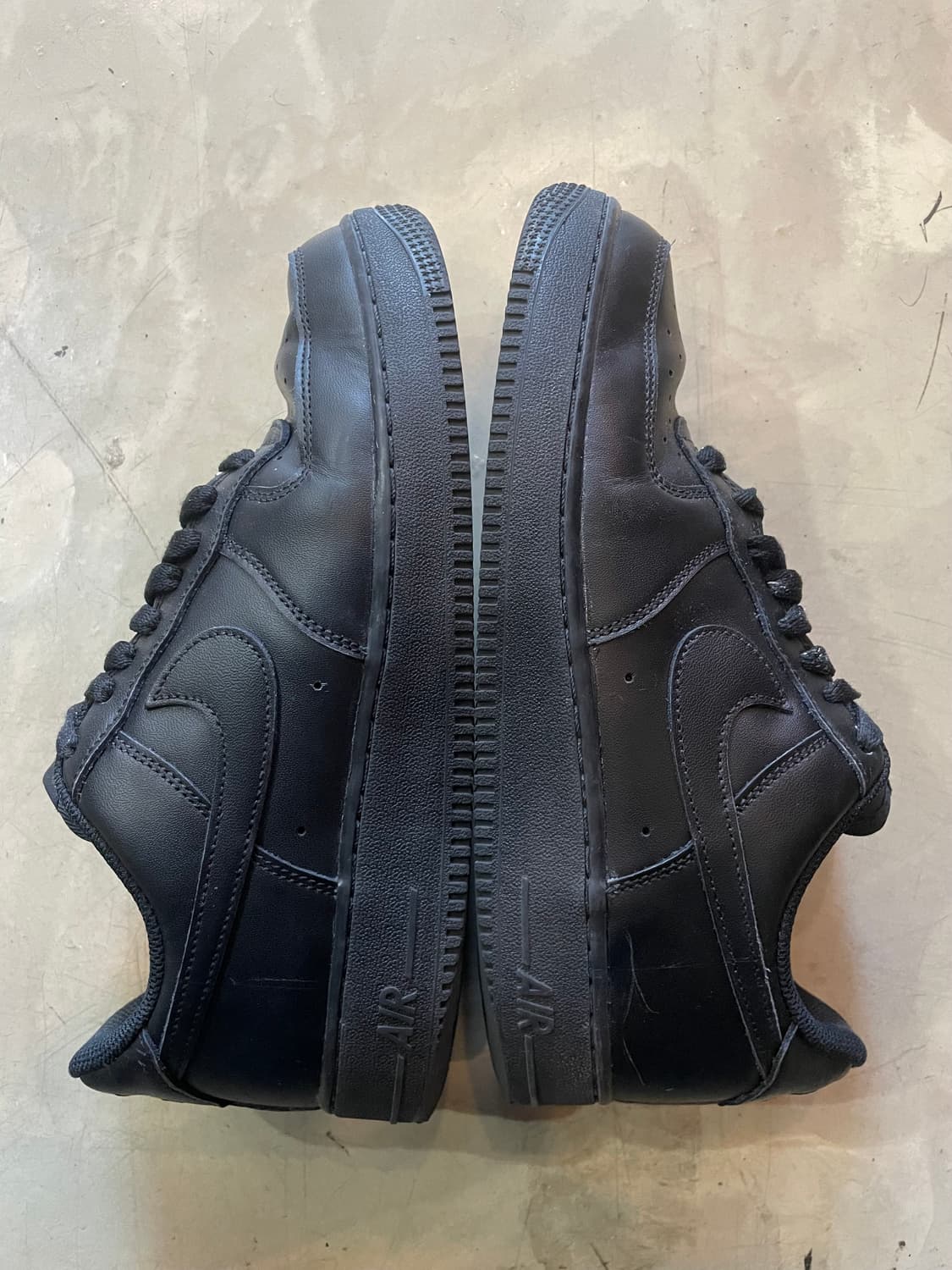 나이키 에어포스1 블랙 260 상품이미지5