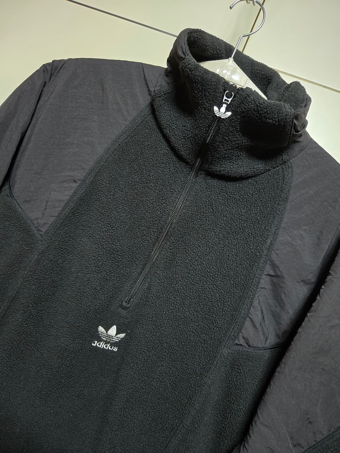 아디다스 남성 후리스 아노락 반집업 상품이미지3