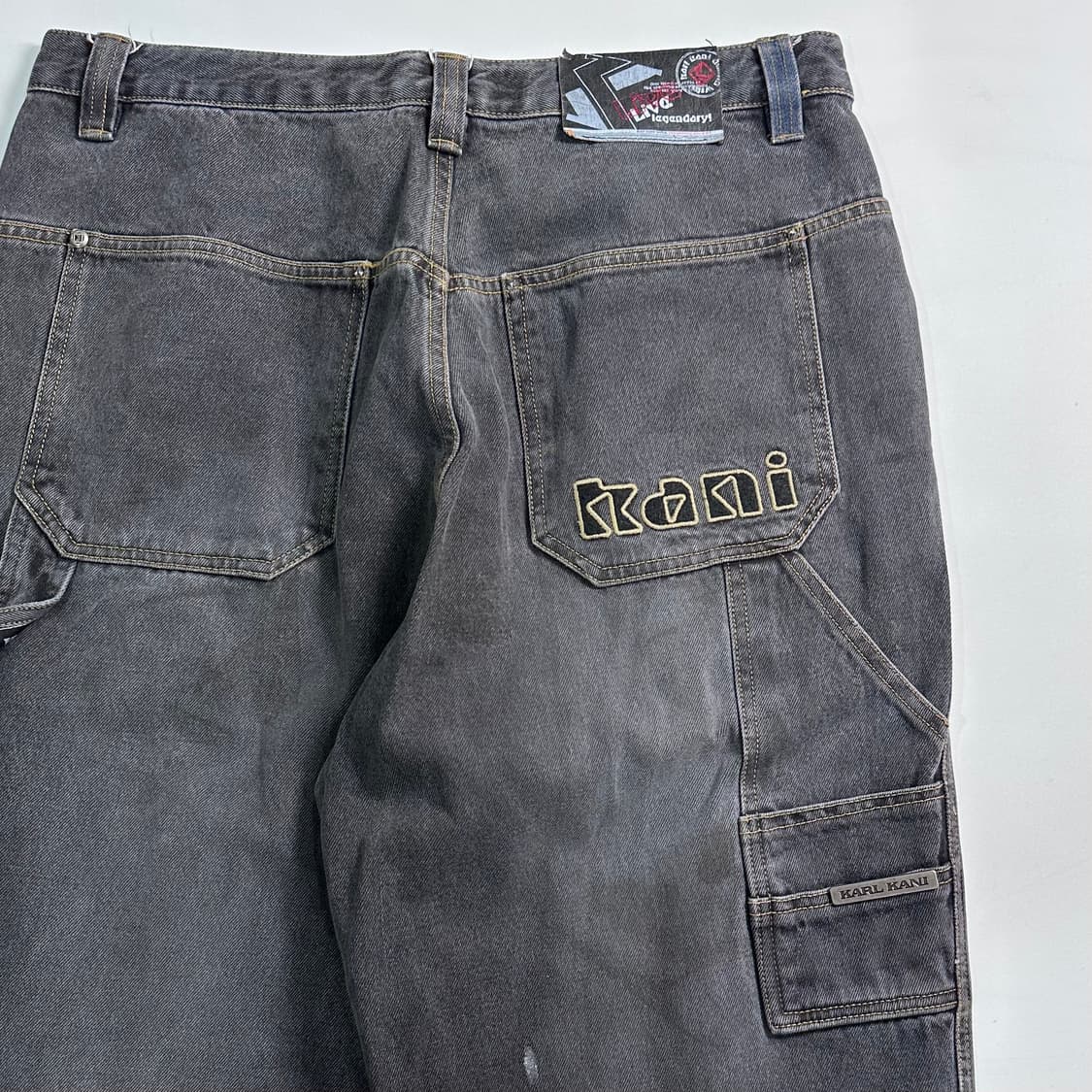 90s 칼카니 흑청 카펜터 팬츠   상품이미지7