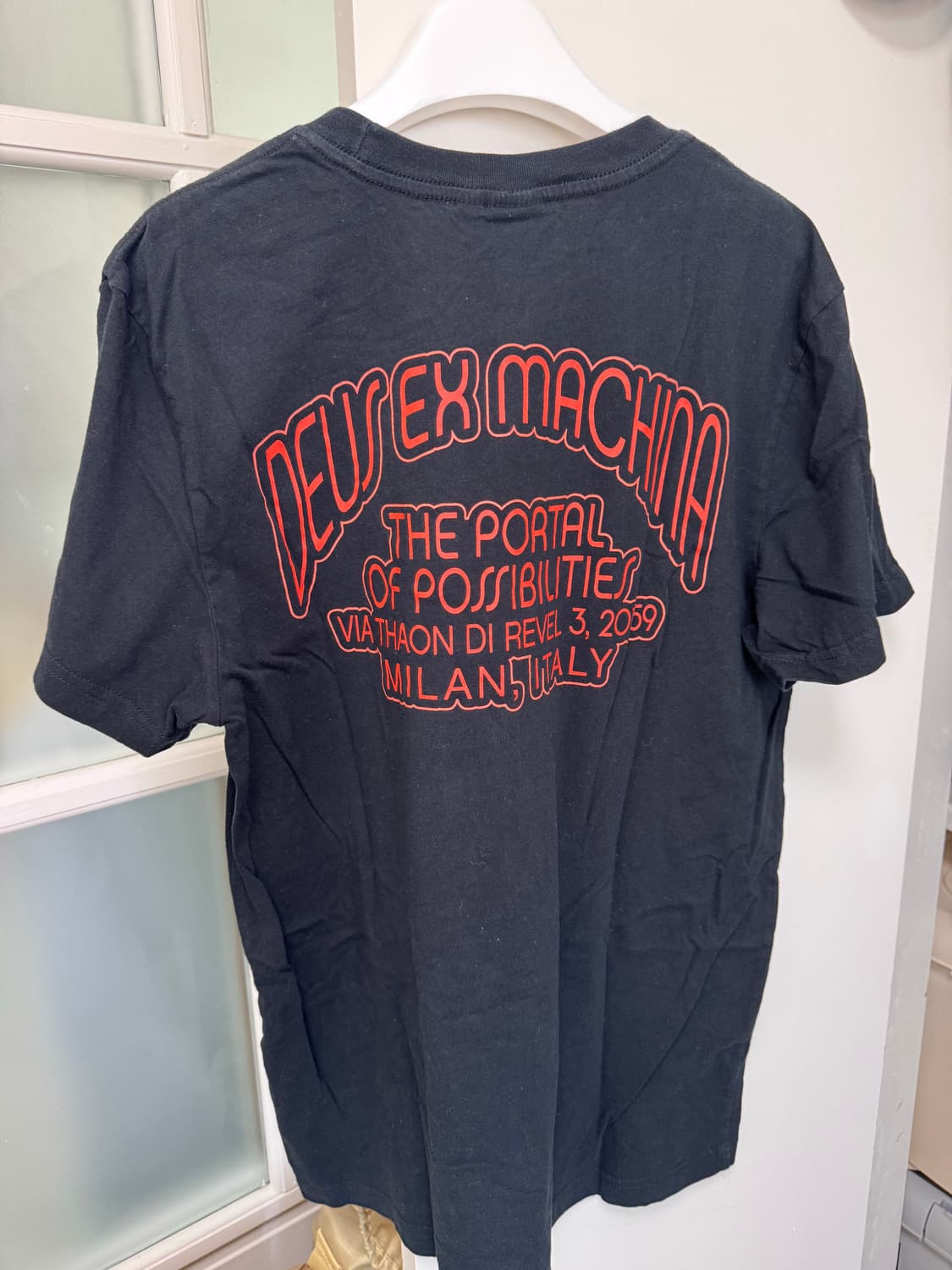 데우스 블랙 반팔 티셔츠 상품이미지2