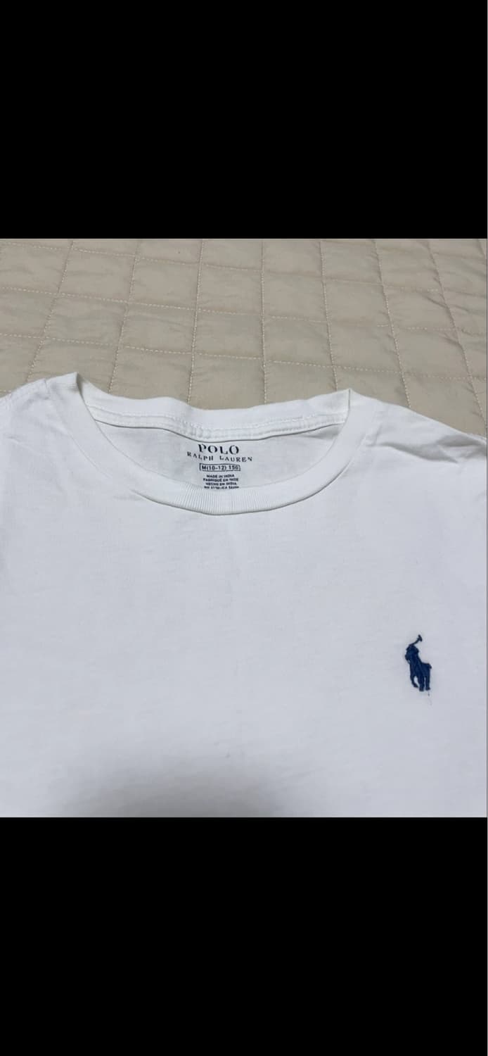 폴로 화이트 반팔티셔츠M 상품이미지3