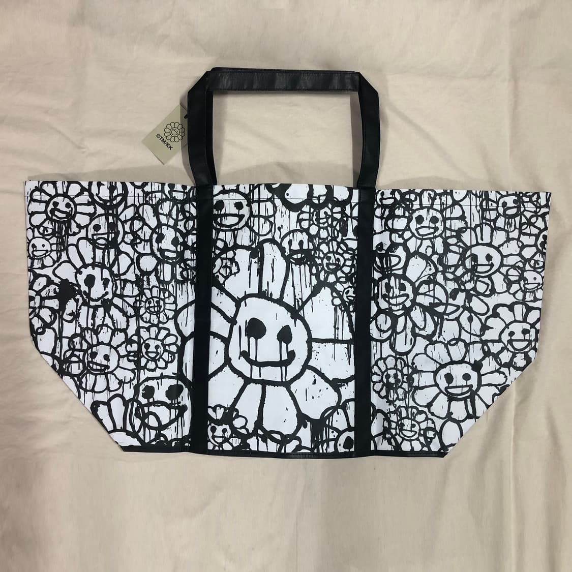 무라카미 타카시 매드사키 플라워 레저시트 토트백 상품이미지2