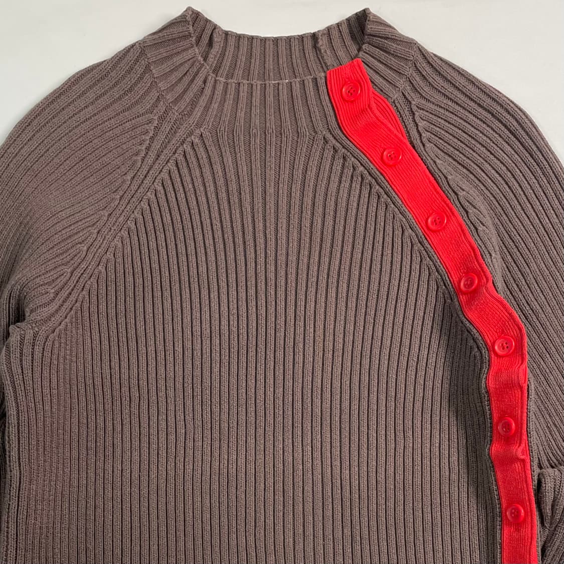 알마니 익스체인지 버튼 디테일 니트 상품이미지2