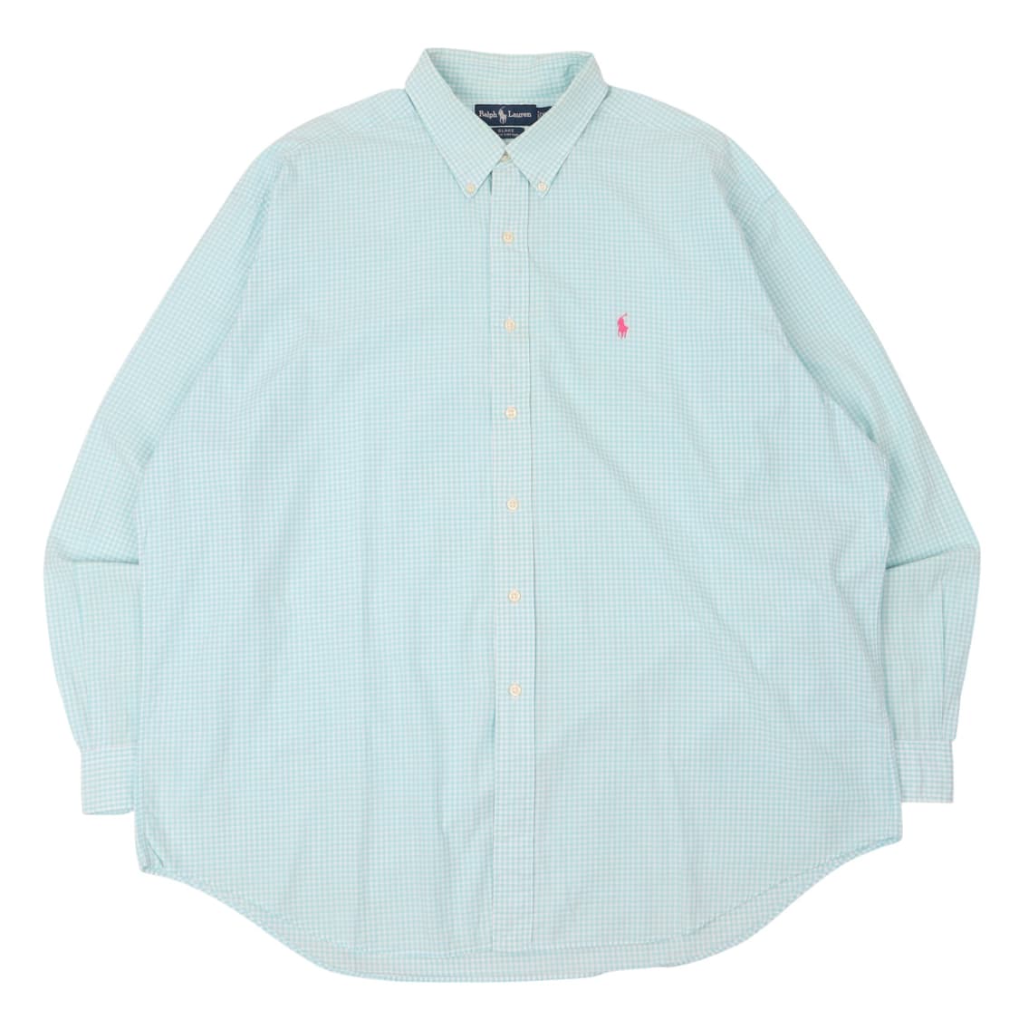 폴로 랄프로렌 민트 깅엄 체크 블레이크 셔츠 상품이미지1