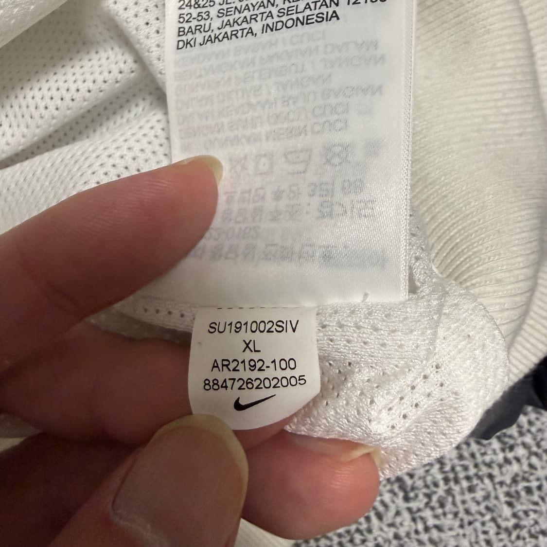 나이키 바람막이 윈드브레이커 그레이 XL 상품이미지5