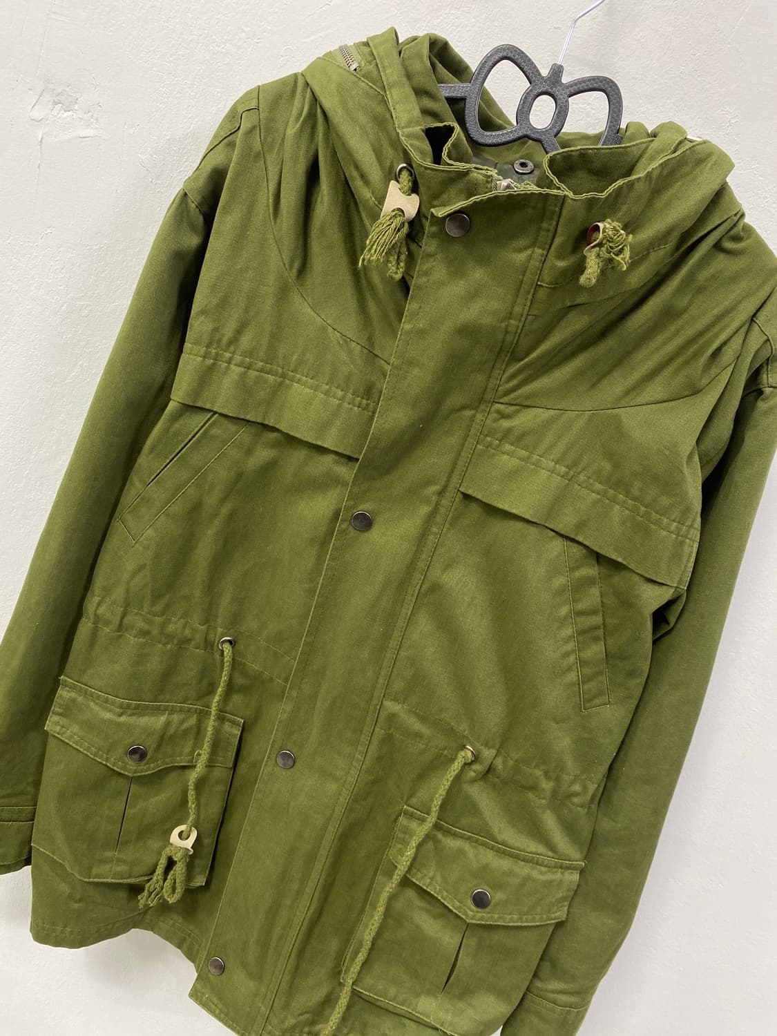 [TIJISHOP] 그린 y2k 야상 후드 자켓 상품이미지6