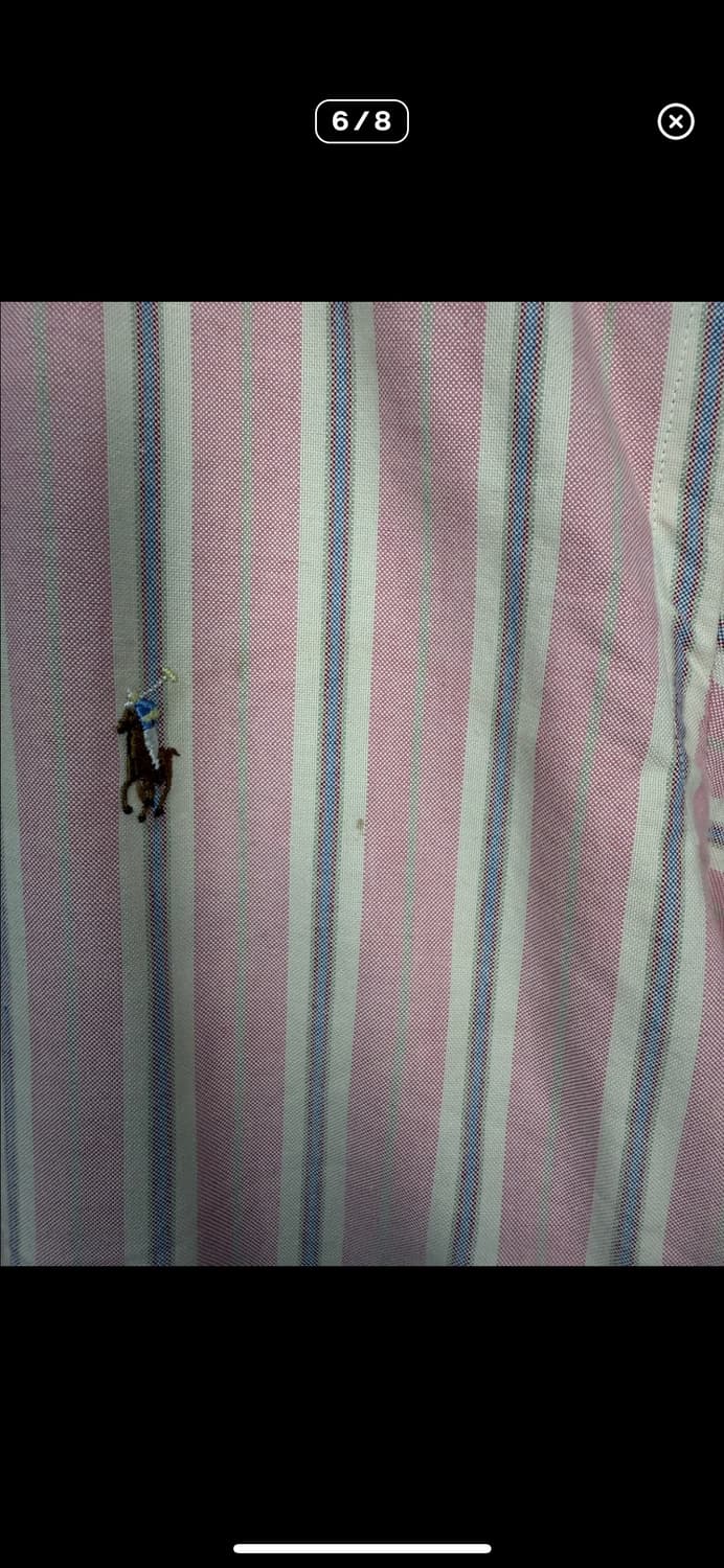 폴로랄프로렌 핑크 스트라이프 셔츠 A3135 상품이미지6