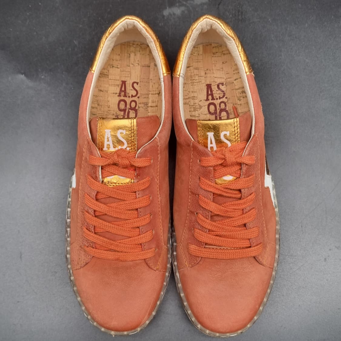 as98 몬타나  주황 스니커즈 38 250 상품이미지2
