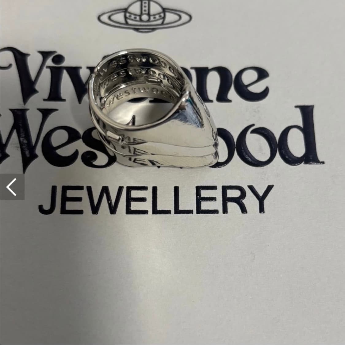 비비안웨스트우드 아카이브 orb 각인 너클링 상품이미지2