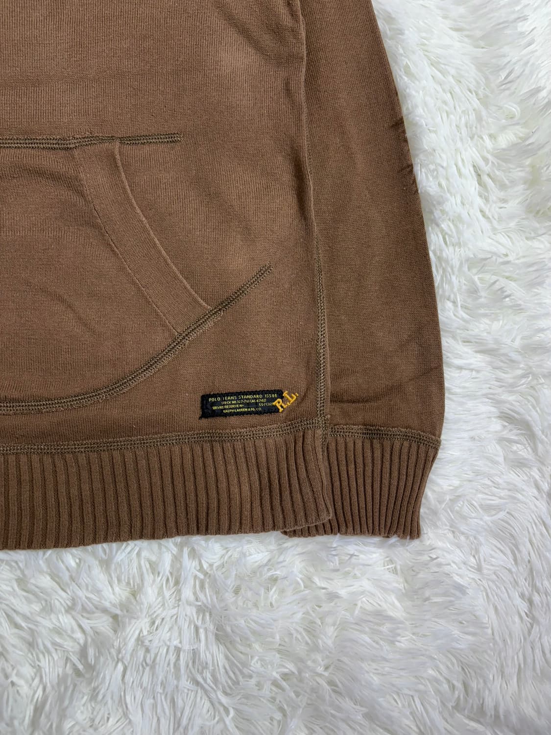 폴로 진스 컴퍼니 브라운 니트집업  상품이미지4