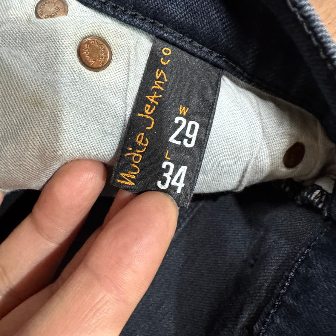 누디진 씬핀 데미지 찢청 made in ITALY (29)   상품이미지5