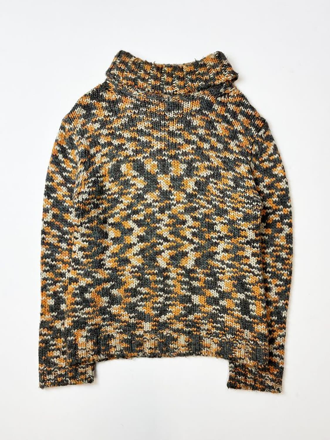 버버리 00s 블랙 라벨 패턴 폴라 니트 PN5107 상품이미지1