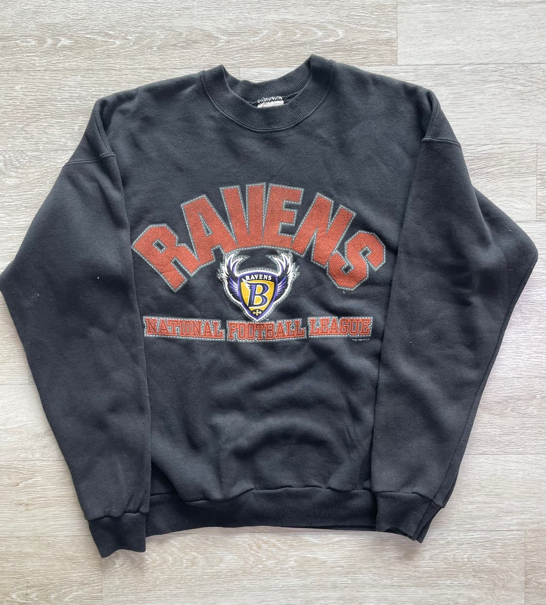 90's Hanes 헤인즈 NFL 볼티모어 레이븐스 스웻셔츠 상품이미지1