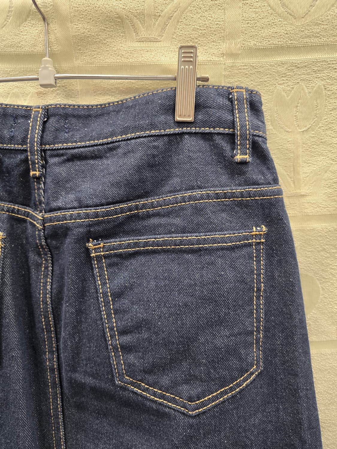 쓰리쿼터 하이드아웃  데님롱스커트 면롱스커트  27~28 상품이미지4