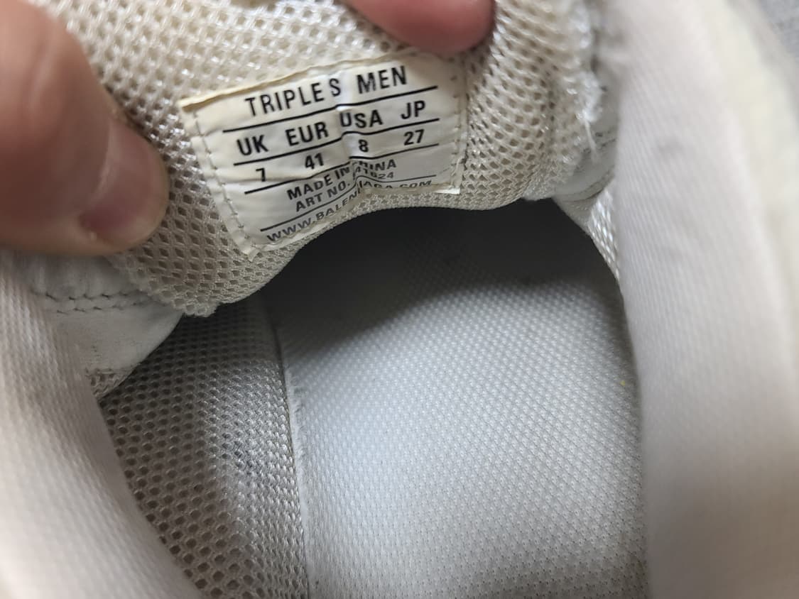 발렌시아가 트리플s 41사이즈 스니커즈 상품이미지6