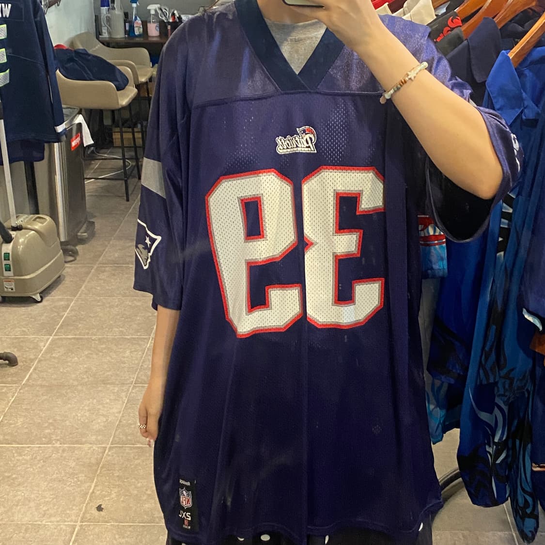 [NO.9] NFL 풋볼 져지 반팔티 네이비 상품이미지1