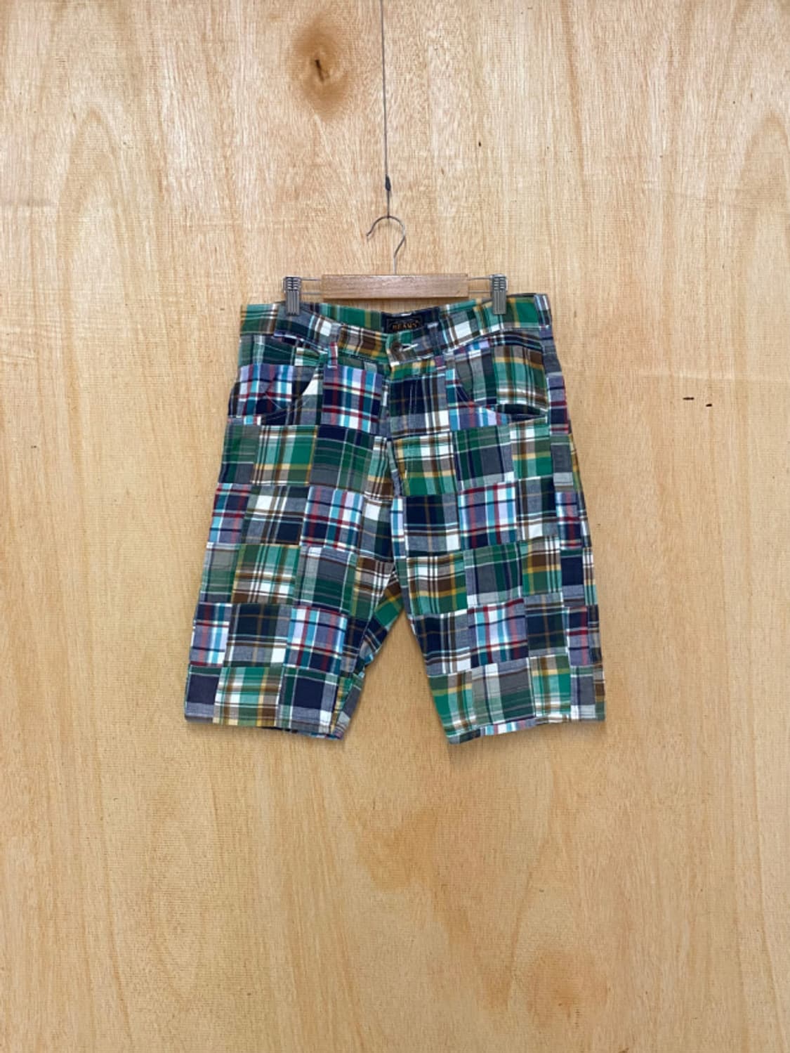  BEAMS PLUS madras check patch work half 상품이미지4