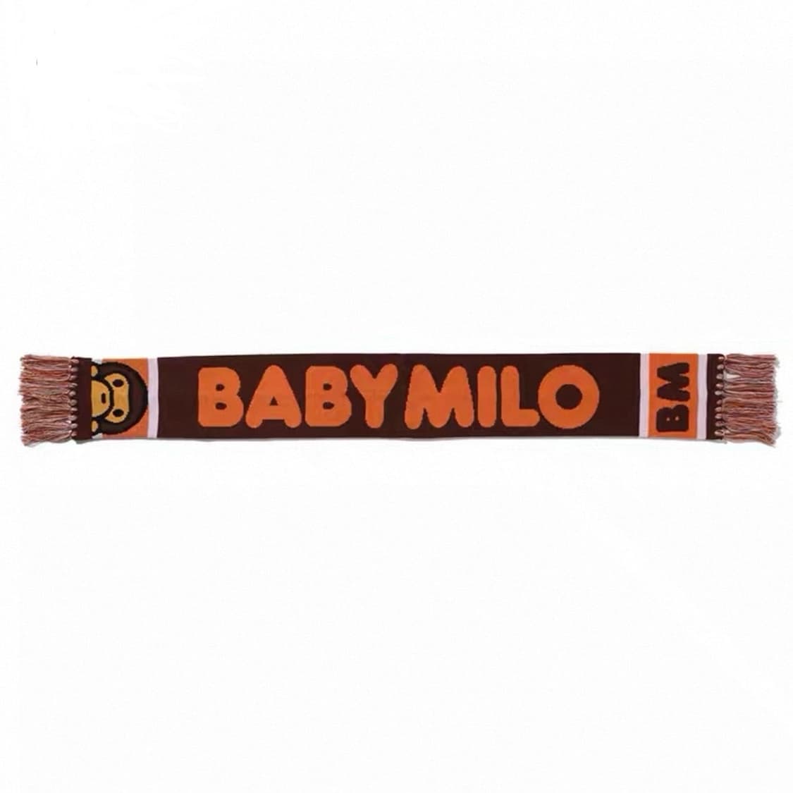 (오더) 베이프 베이비마일로 25FW 머플러 스카프 오렌지 상품이미지2