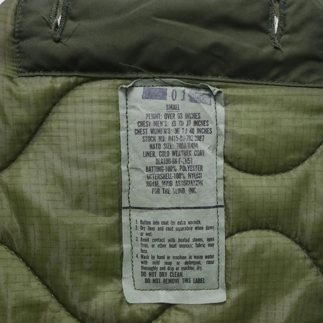 U.S ARMY M65 라이너 60414 상품이미지7