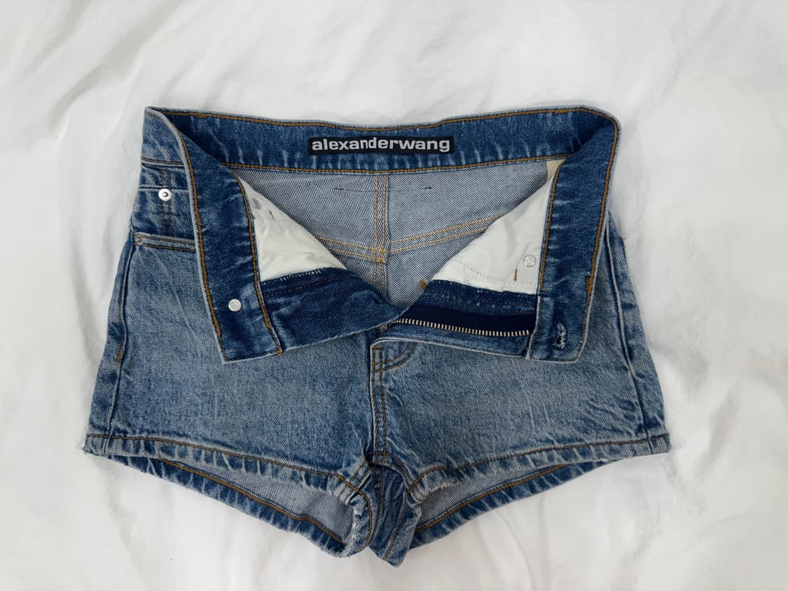 Alexander wang 데님 쇼츠 상품이미지3