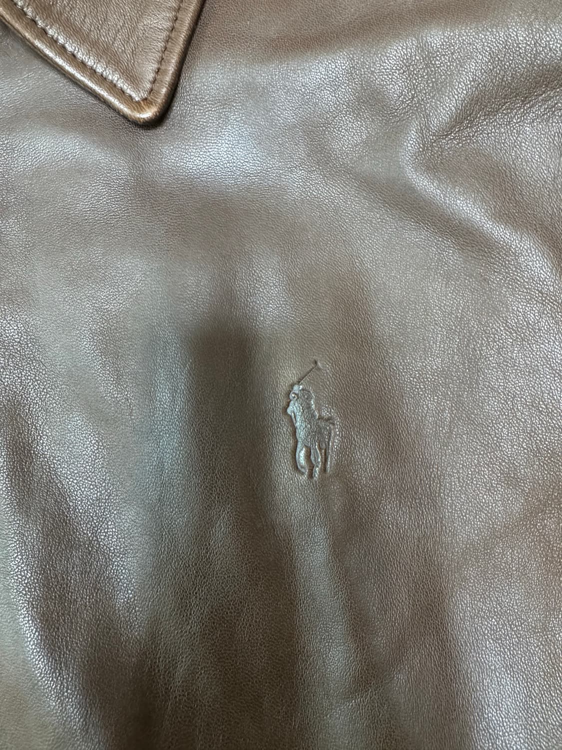 L 폴로 랄프로렌 맥스웰 램스킨 레더 자켓 / 뉴스보이 RRL 상품이미지2