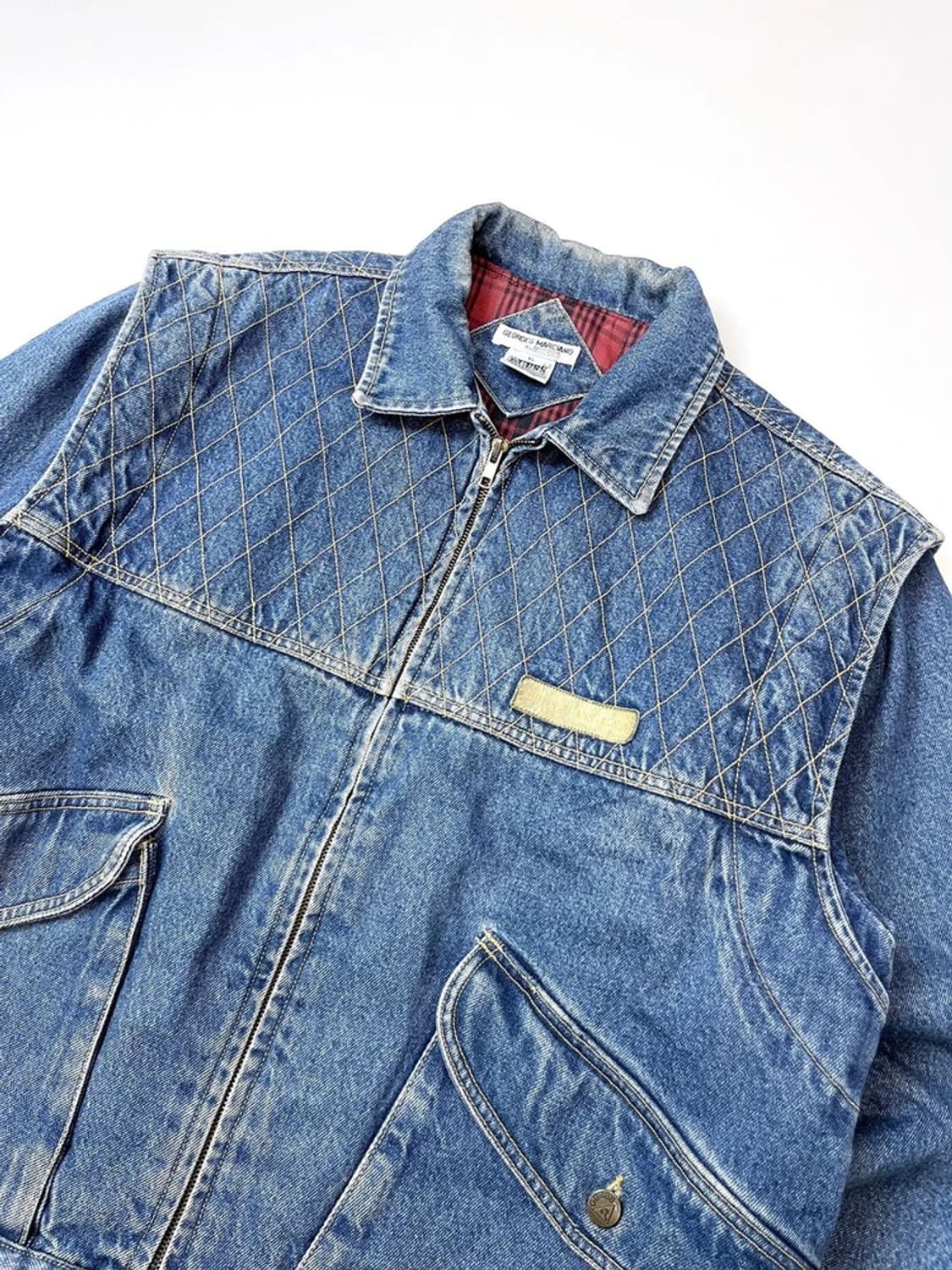 게스 90s OG 조르주 마르키아노 데님 봄버 자켓 PN4211 상품이미지2