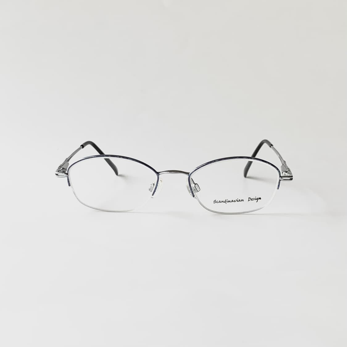 886 마블블루 데드스탁 빈티지안경 반무테 초경량 클래식 픽키 상품이미지1