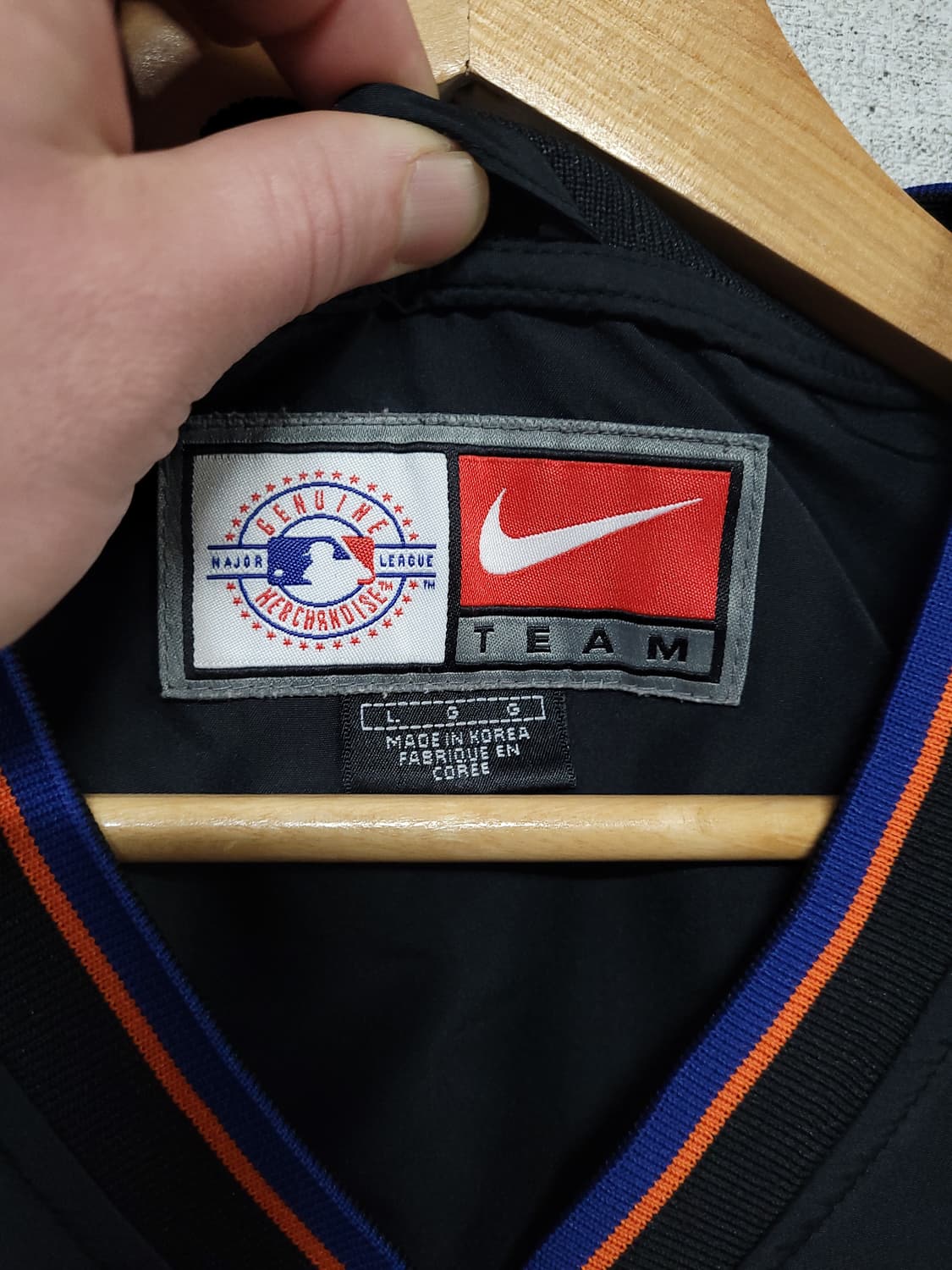 나이키 뉴욕 메츠 나일론 웜업 저지 상품이미지4