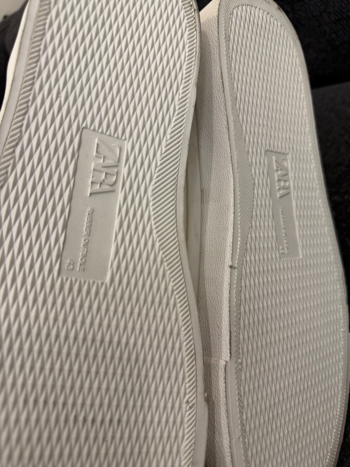 자라 화이트 스니커즈 43 상품이미지6