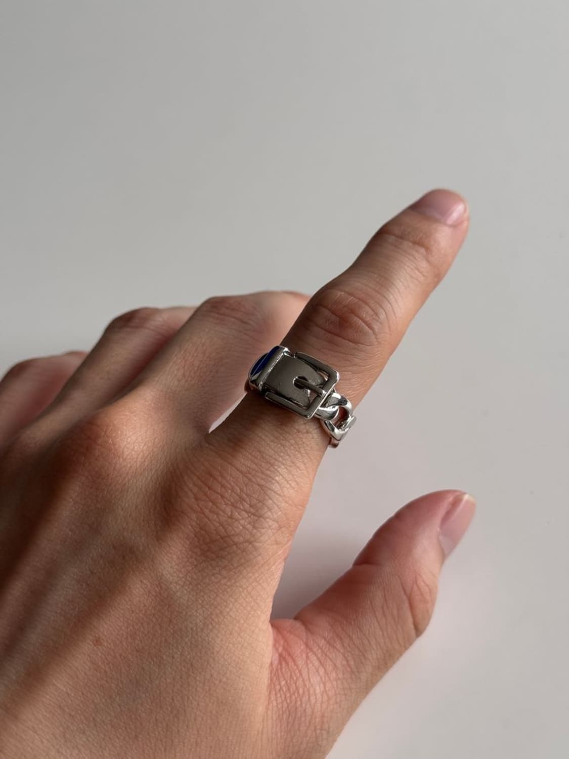 SILVER BELT RING 실버 벨트 반지 상품이미지1