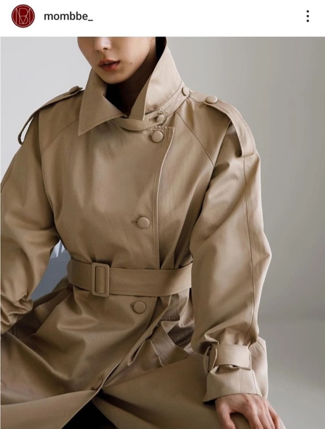 몸빼 롱 트렌치코트 상품이미지2