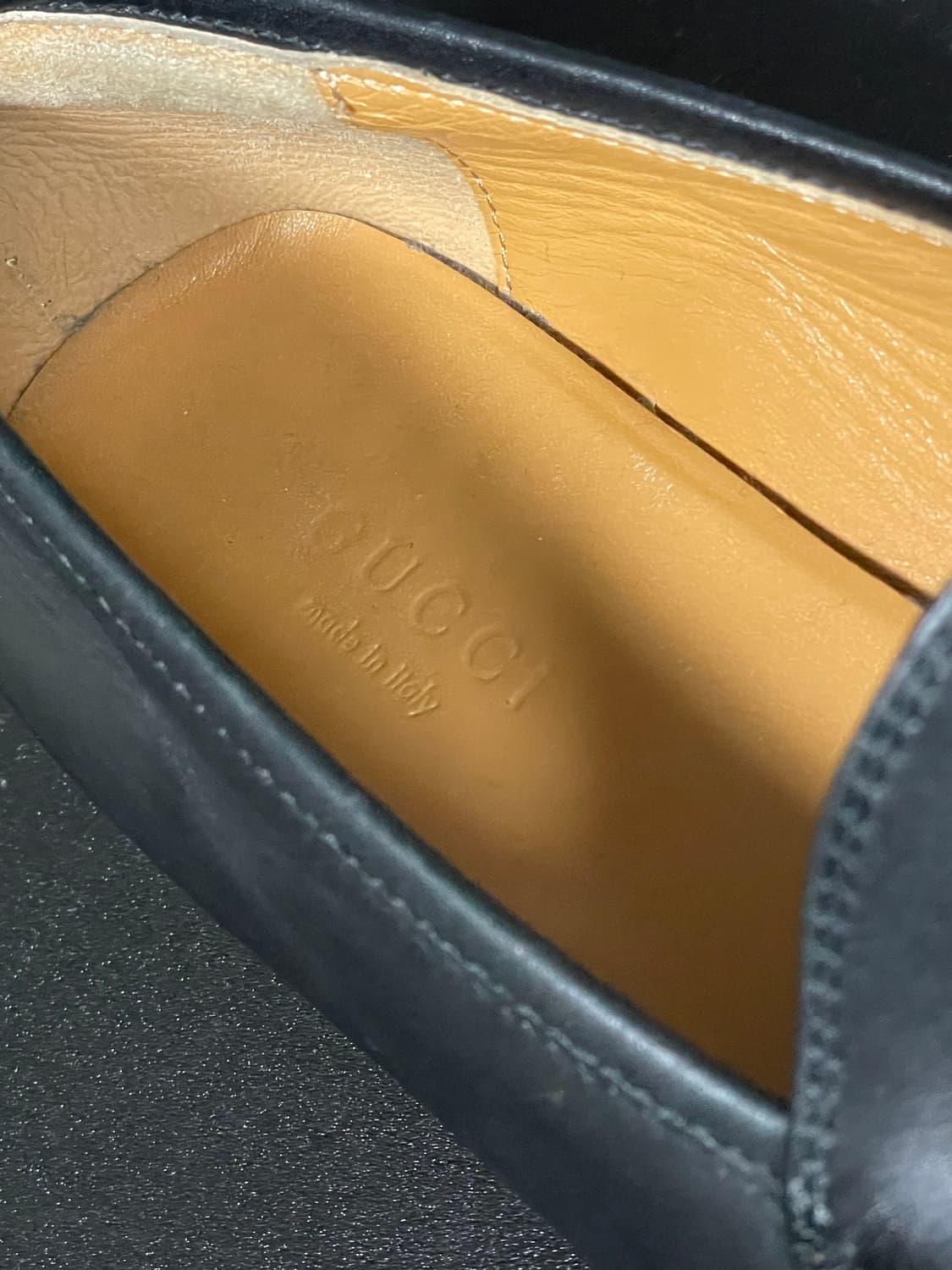 [38] GUCCI 구찌 조르단 홀스빗 레더 로퍼 상품이미지7