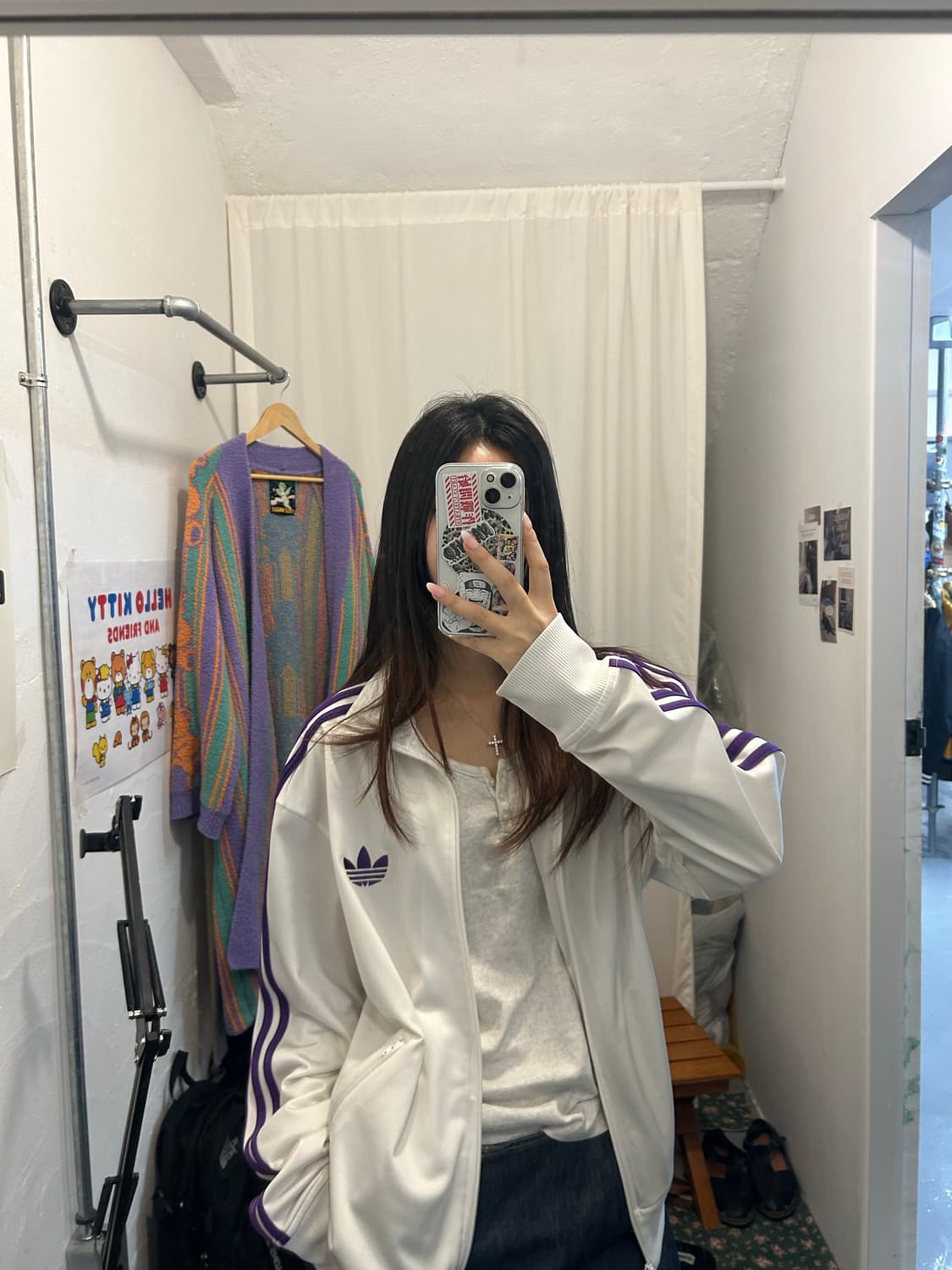 아디다스 파이어버드 흰보 져지 초레어 상품이미지4