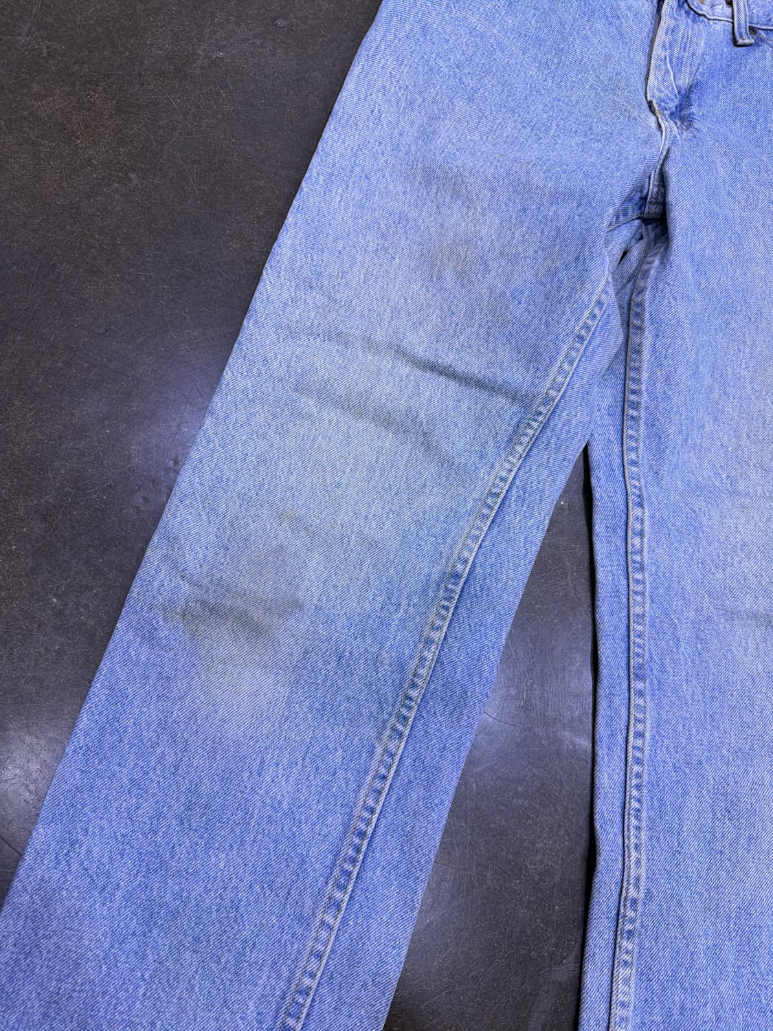 Lee 리 00's 빈티지 스톤워싱 연청 스트레이트핏 데님팬츠 31 상품이미지5
