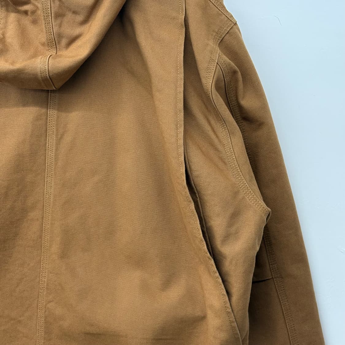 칼하트 브라운 후드 워크 자켓 남/XXL 상품이미지7