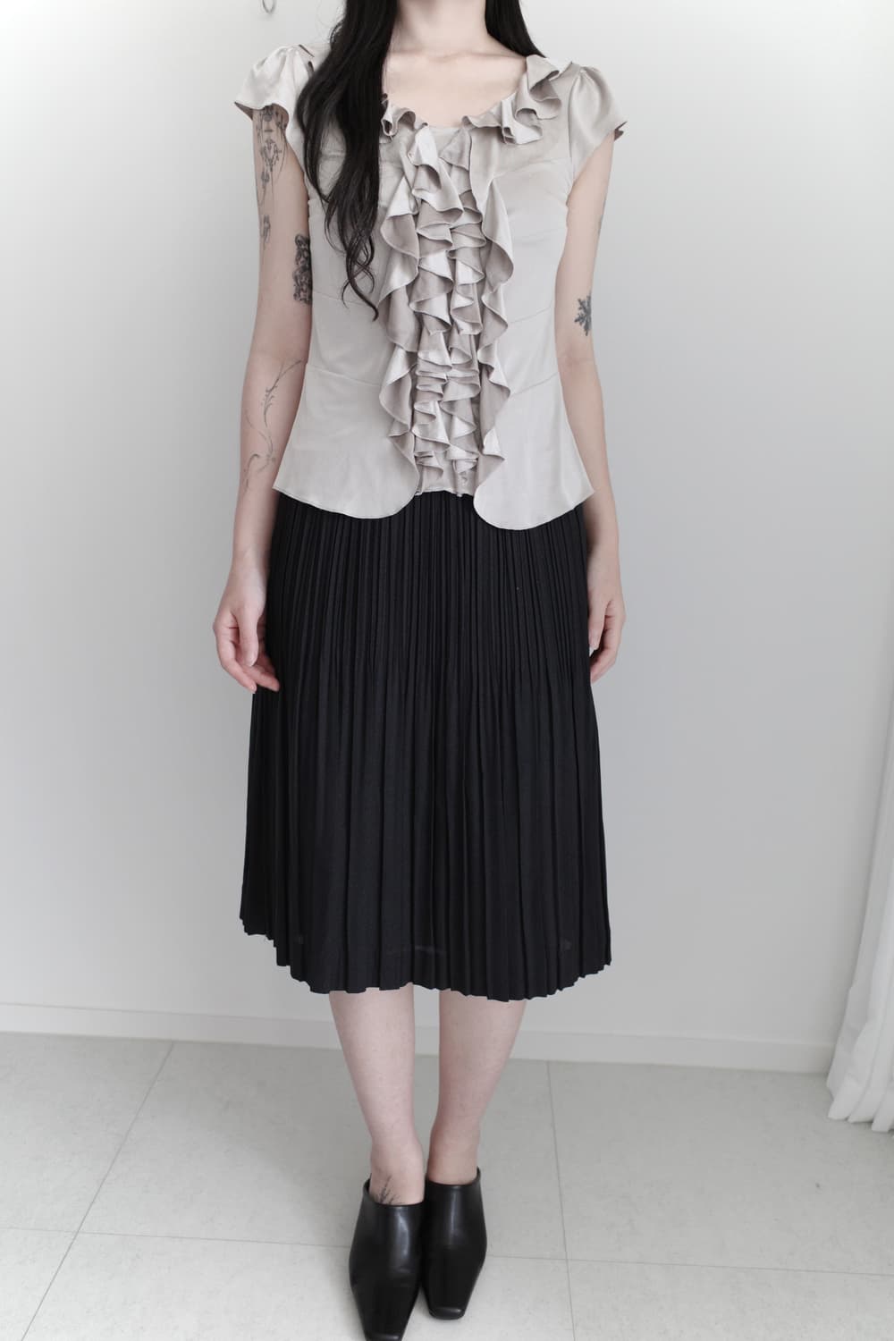 frill half blouse 상품이미지5