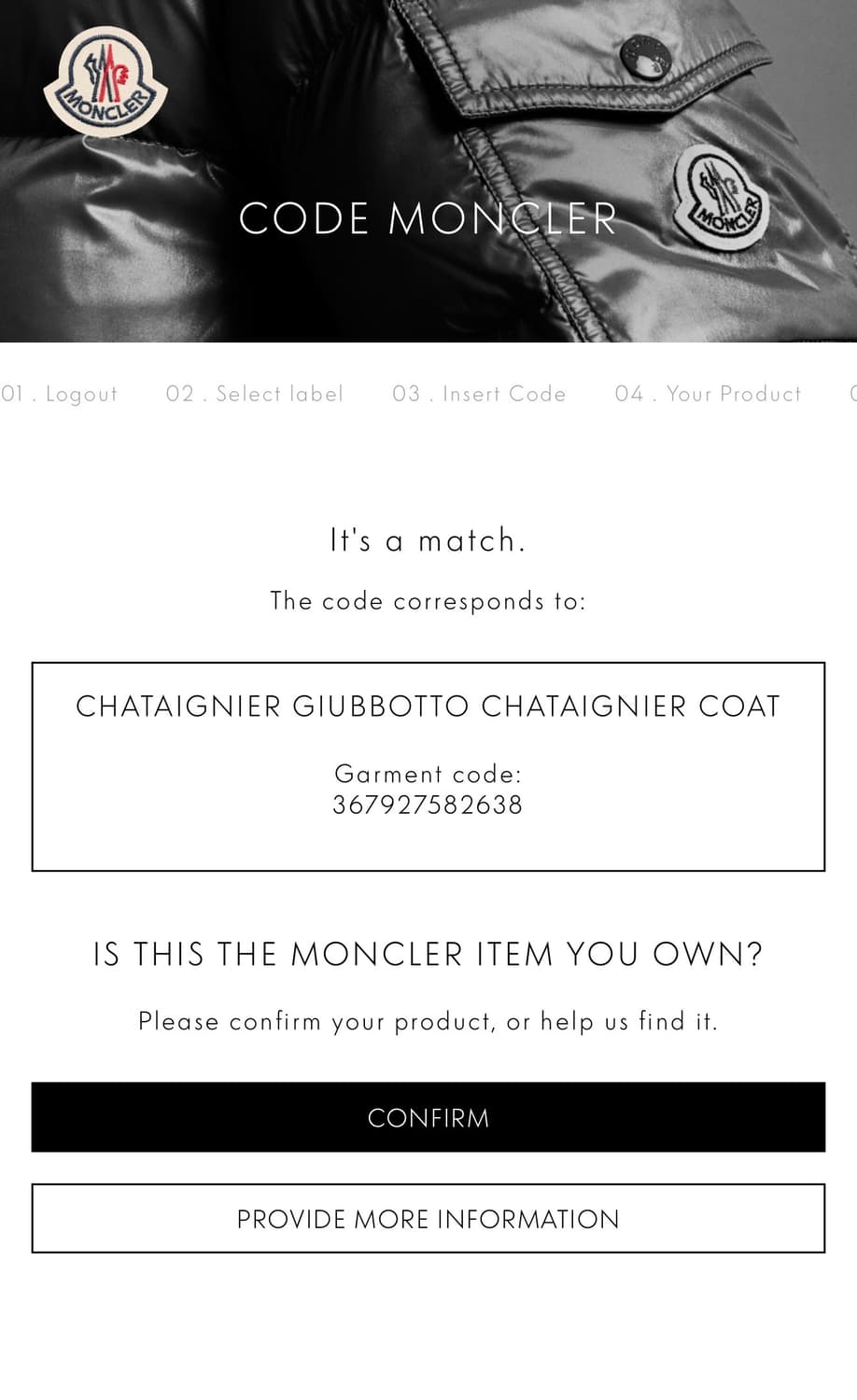 1/ 몽클레어 구스다운 리얼퍼 벨티드 패딩자켓 상품이미지2