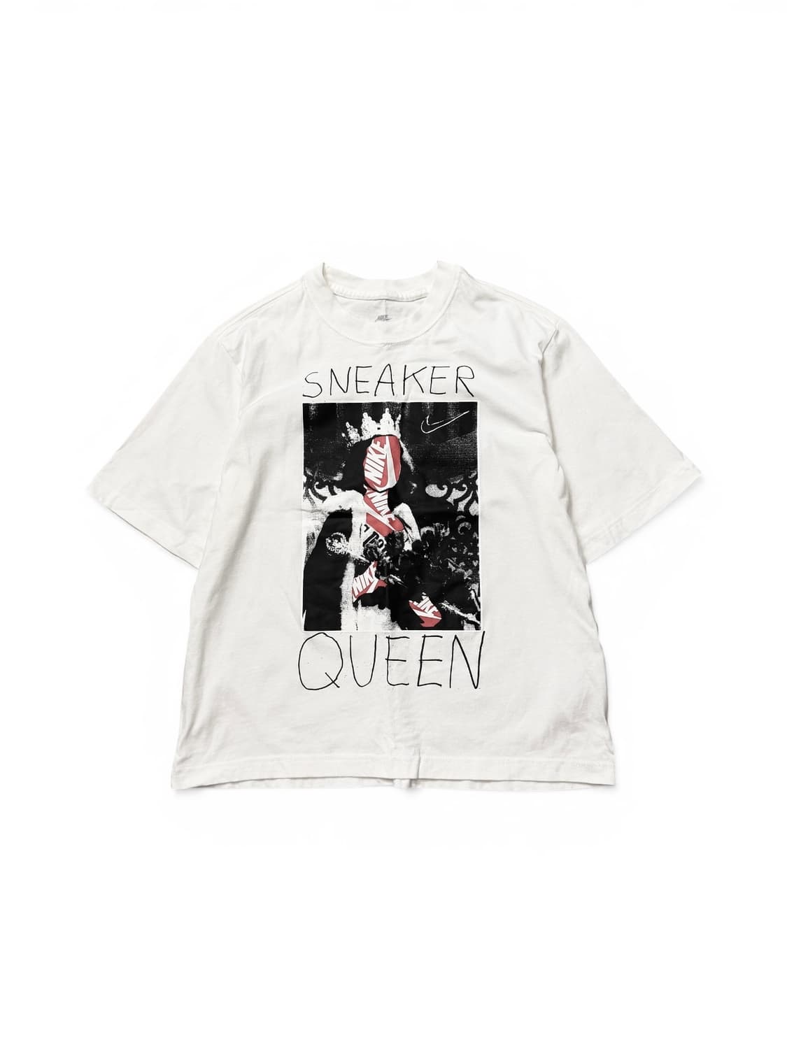 Nike (W) 스포츠 박시 티셔츠 블랙 화이트 상품이미지1