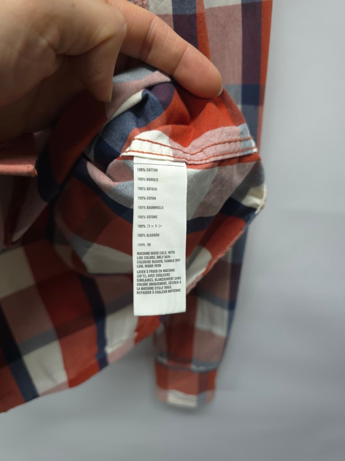 홀리스터 빈티지 웨스턴 체크 긴팔 셔츠(66~66반) 상품이미지7