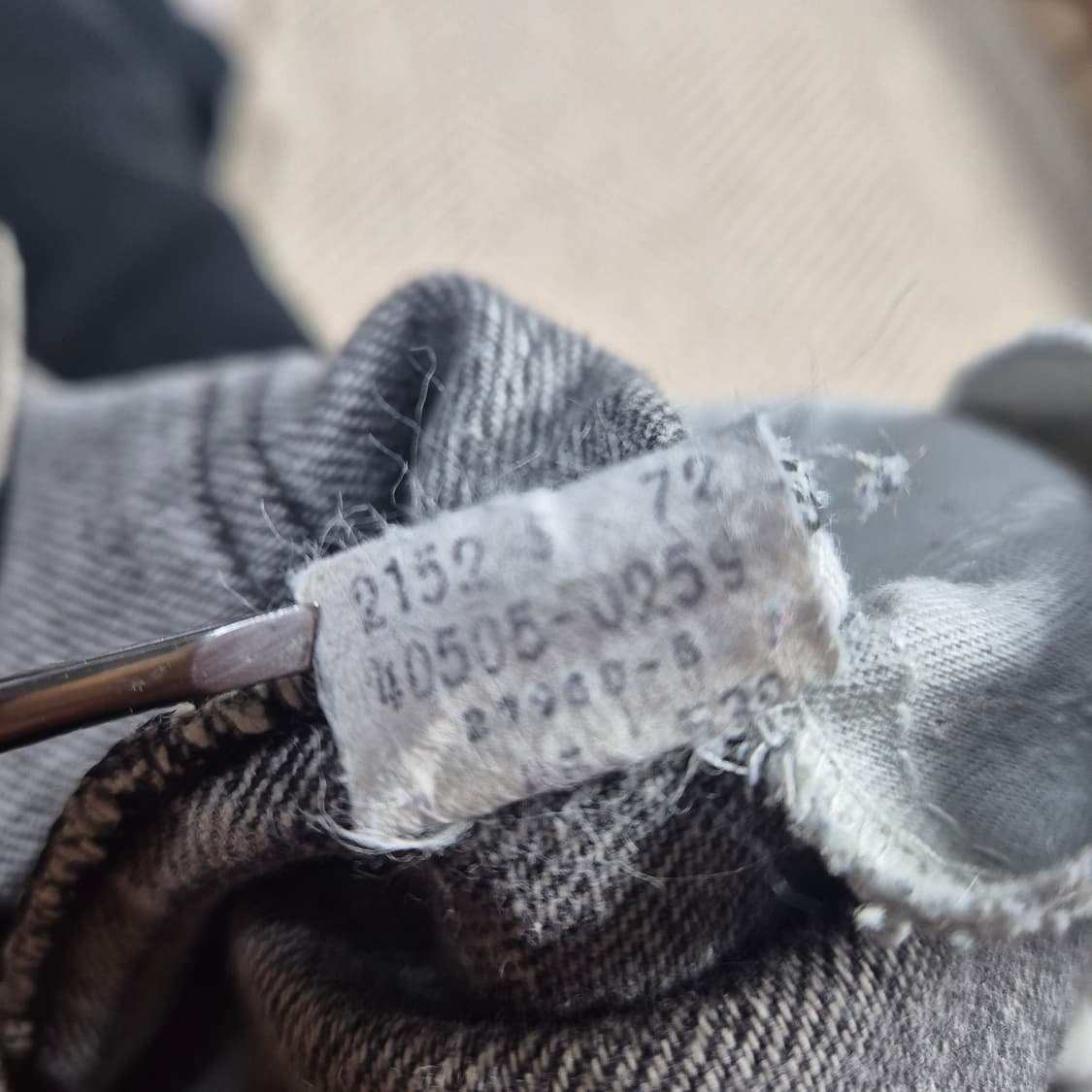 80s 리바이스 505 흑청 상품이미지9