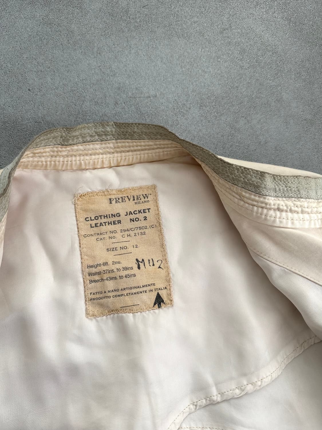 Preview 이탈리 워싱 코튼 레더 집업자켓 상품이미지5