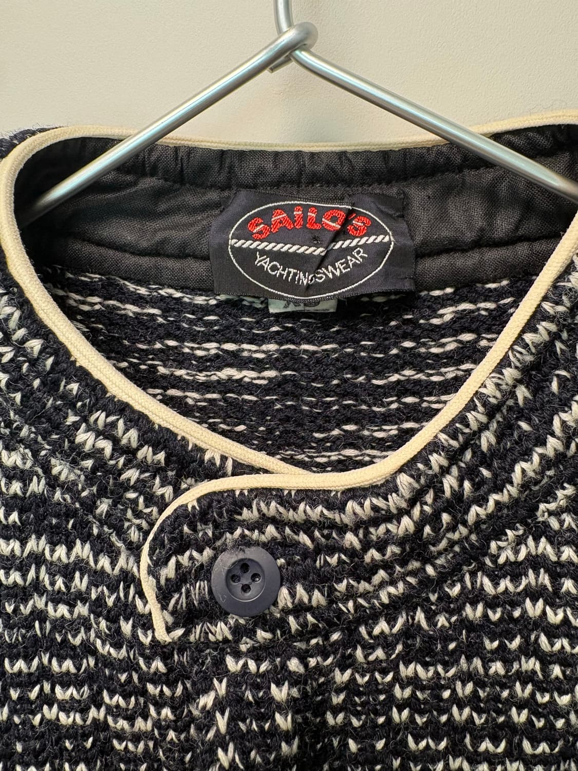 아메리칸 빈티지 세일러 니트자켓 100사이즈 상품이미지3